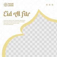 ramadan eid al fitr social media inlägg samling baner mall vektor