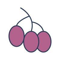 Beeren-Vektor-Symbol vektor