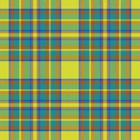 Textil-Check-Hintergrund. Mustervektor nahtlos. Tartan Textur Stoff kariert. vektor