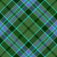 karierter Hintergrundstoff. Stoff Textur Tartan. Vektormuster prüfen nahtlos. vektor