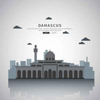 Gratis Damaskus Silhouette Illustration vektor