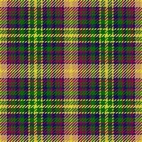 textil- tartan mönster. vektor pläd sömlös. textur tyg kolla upp bakgrund.