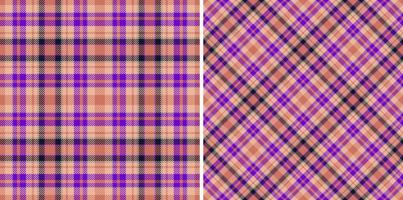 Tartan-Textilvektor. nahtloser Hintergrund kariert. Muster überprüfen Stoffstruktur. vektor