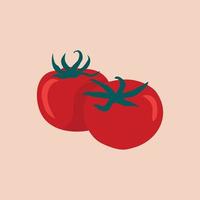 Illustration von frischen roten Tomaten vektor