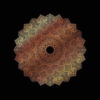 luxuriöses goldenes Mandala-Hintergrunddesign vektor