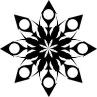 die Illustrationen und Cliparts. ein Logodesign. abstrakter schwarz-weißer Hintergrund mit Sternen vektor