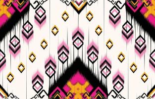 ikat paisley. geometrisk etnisk mönster orientalisk afrikansk amerikan Pakistan, Asien, Aztec motiv textil- och bohemisk.design för bakgrund, tapeter, matta skriva ut, tyg, batik, kakel. ikat mönster vektor. vektor