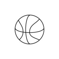 Basketball-Ikonenvektor vektor