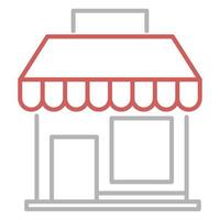 Shop-Symbol, geeignet für eine Vielzahl digitaler Kreativprojekte. frohes Schaffen. vektor