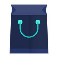 Einkaufstaschensymbol, geeignet für eine Vielzahl digitaler Kreativprojekte. frohes Schaffen. vektor