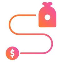 Return-on-Investment-Symbol, geeignet für eine Vielzahl digitaler Kreativprojekte. frohes Schaffen. vektor