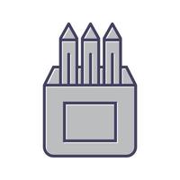 Vektorsymbol für Bleistifte vektor