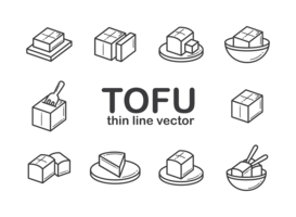 Tofu Icons Vektor