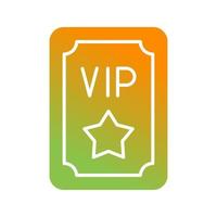 VIP-Pass-Vektor-Symbol vektor