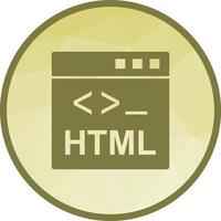 html Low-Poly-Hintergrundsymbol vektor