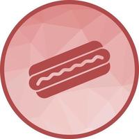 Hotdog-Low-Poly-Hintergrundsymbol vektor