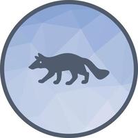 Wolf-Low-Poly-Hintergrundsymbol vektor