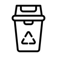 Recycling-Box-Icon-Design vektor