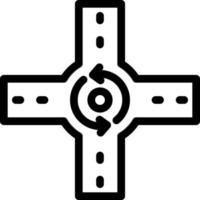 Kreisverkehr-Icon-Design vektor