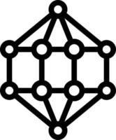 nanokristall ikon design vektor