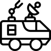 Space-Car-Icon-Design vektor