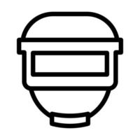 Kopfbedeckung-Icon-Design vektor