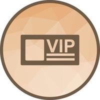 VIP-Karte Low-Poly-Hintergrundsymbol vektor