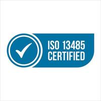 ISO 13485 2016 Qualitätsmanagementsysteme für Medizinprodukte vektor