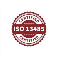 ISO 13485 2016 Qualitätsmanagementsysteme für Medizinprodukte vektor