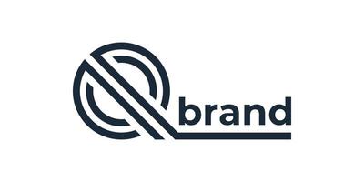 einzigartiges Buchstabe-q-Logo, geeignet für jedes Unternehmen mit q-Initialen. vektor