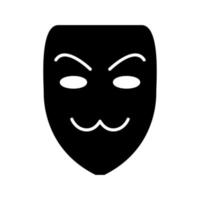 Hacker-Maskenvektor-Symbol vektor