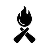 Symbol für Feuervektor vektor