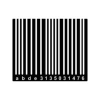 Barcode-Vektorsymbol vektor