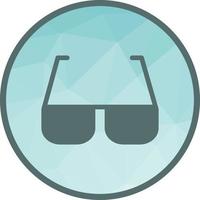 Sonnenbrille Low-Poly-Hintergrundsymbol vektor