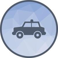 Polizeiauto Low-Poly-Hintergrundsymbol vektor