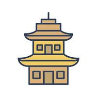 tempel vektor ikon