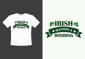 Happy Saint Patricks Day druckbarer Vektor, Illustrationsvorlagen-T-Shirt-Design. St Patrick Tagest-shirt. St. Patricks Day-T-Shirt. vektor