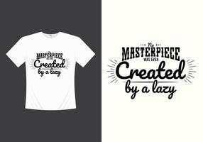 kreatives denken moderne typografie inspirierende beschriftung zitiert t-shirt design geeignet für druckvektorvorlagendesign vektor