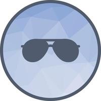 Vintage Brille Low-Poly-Hintergrundsymbol vektor