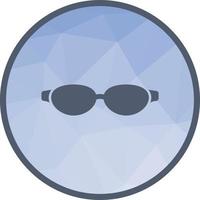 Sonnenbrille Low-Poly-Hintergrundsymbol vektor