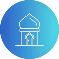 Masjid-Türvektorsymbol vektor