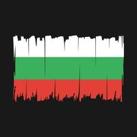 bulgarien flagga borsta vektor illustration
