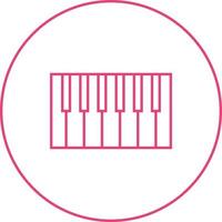 Vektorsymbol für schöne Klaviertasten vektor
