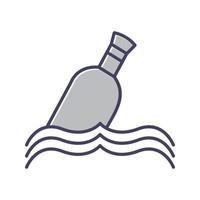 Flasche im Wasservektorsymbol vektor