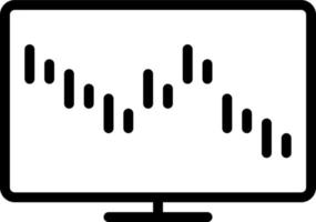 Liniensymbol für Dow vektor