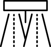 Liniensymbol für Straßen vektor