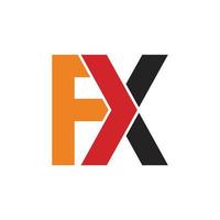 f x k logotyp vektor design