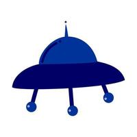 Cartoon-UFO-Vektordesign vektor