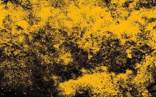Grunge-Textur-Effekt. Distressed Overlay grob strukturiert. abstraktes Vintage-Monochrom. gelb auf schwarzem Hintergrund isoliert. grafikdesignelement halbtonstilkonzept für banner, flyer, poster usw vektor