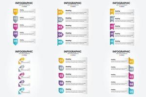 vektor illustration infographics platt design uppsättning för reklam broschyr flygblad och tidskrift